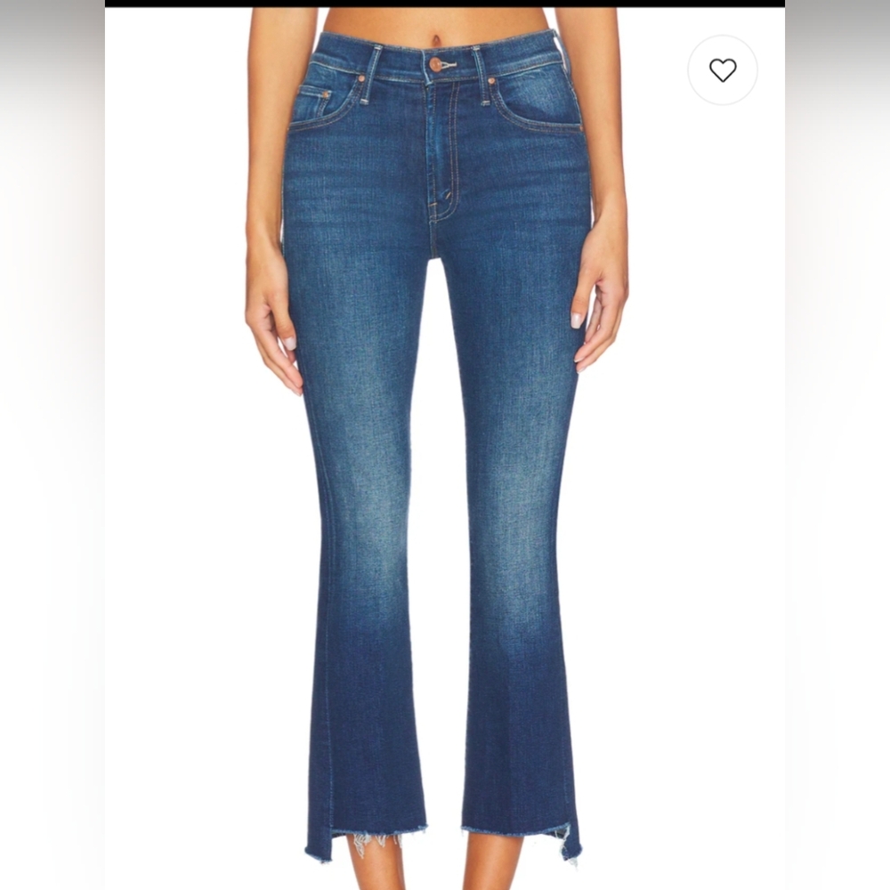 Mother Insider Crop Step Fray